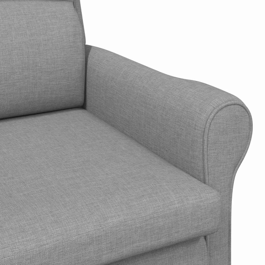 Sessel Hellgrau 76 x 94 x 102 cm Stoff