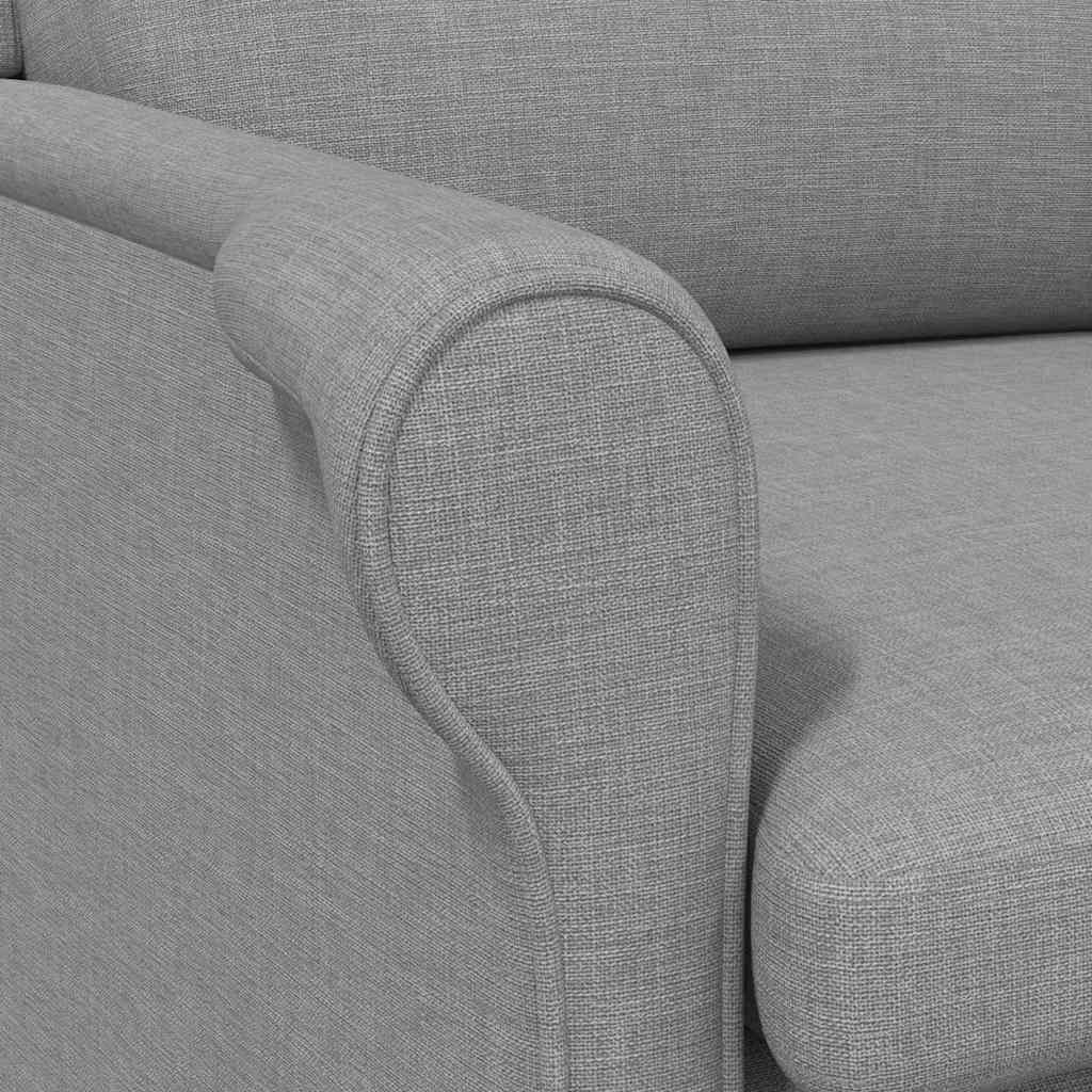 Sessel Hellgrau 76 x 94 x 102 cm Stoff