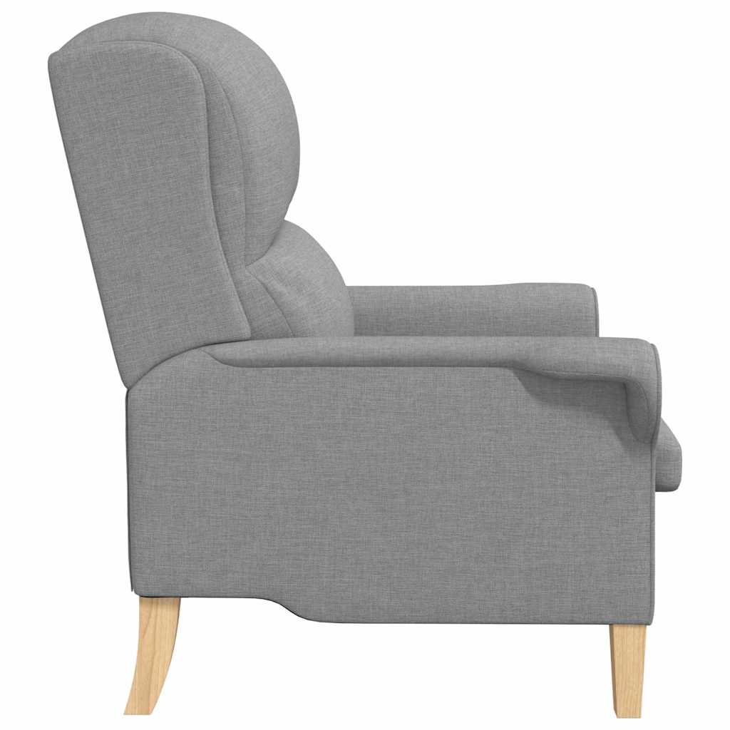 Sessel Hellgrau 76 x 94 x 102 cm Stoff