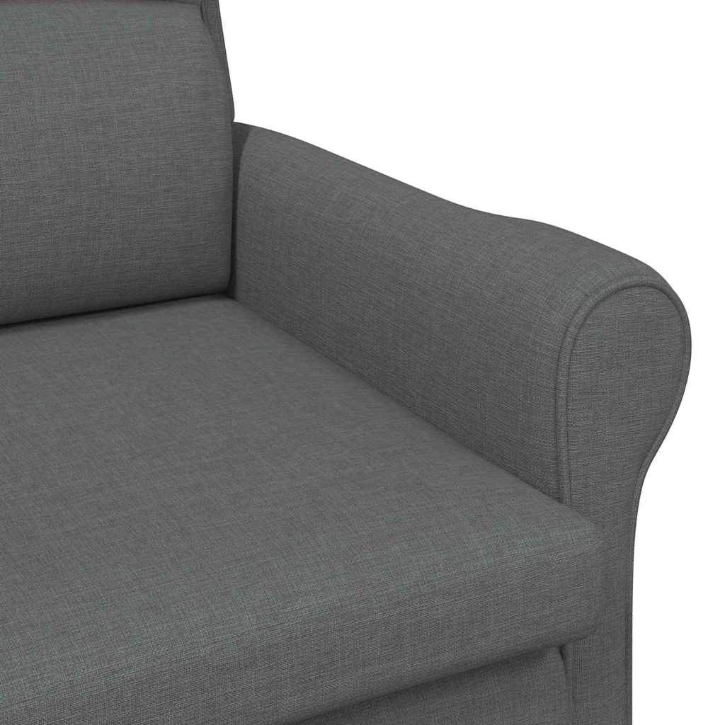 Sessel Dunkelgrau 76 x 94 x 102 cm Stoff