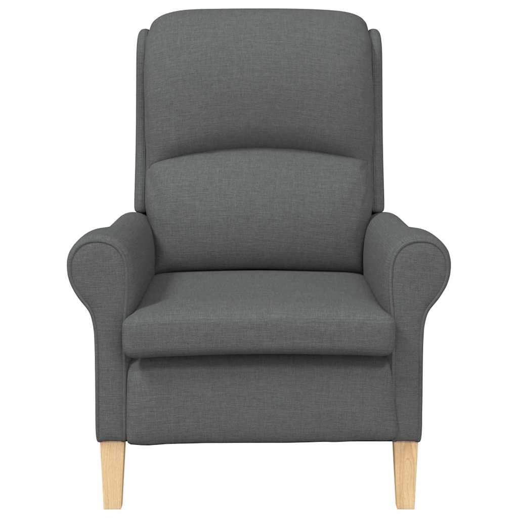 Sessel Dunkelgrau 76 x 94 x 102 cm Stoff