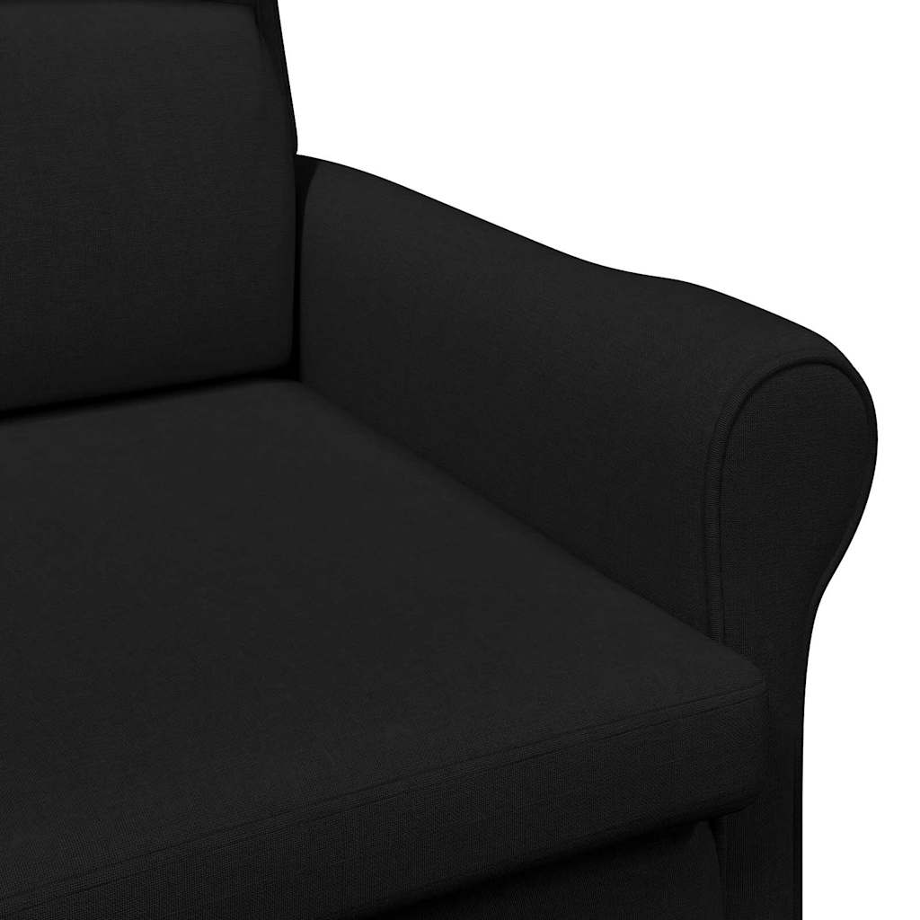 Sessel Schwarz Stoff