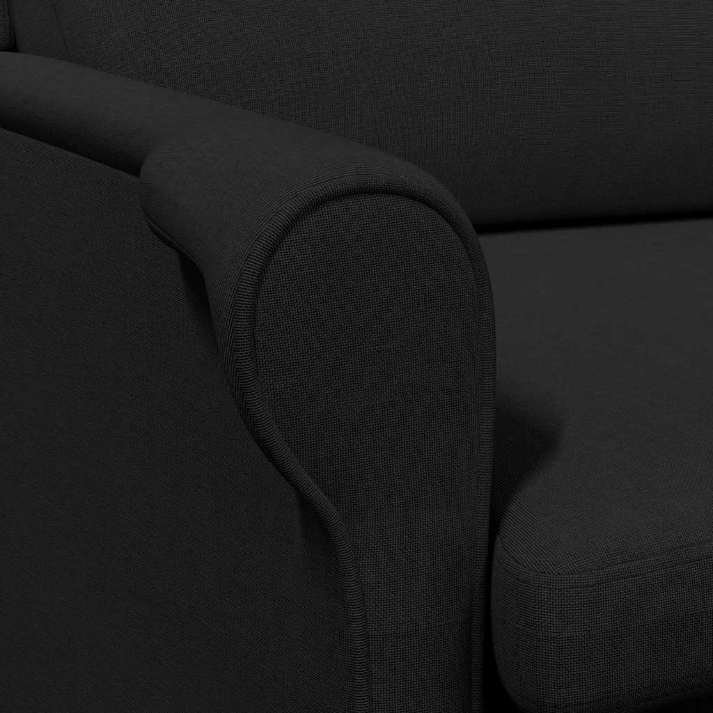 Sessel Schwarz Stoff