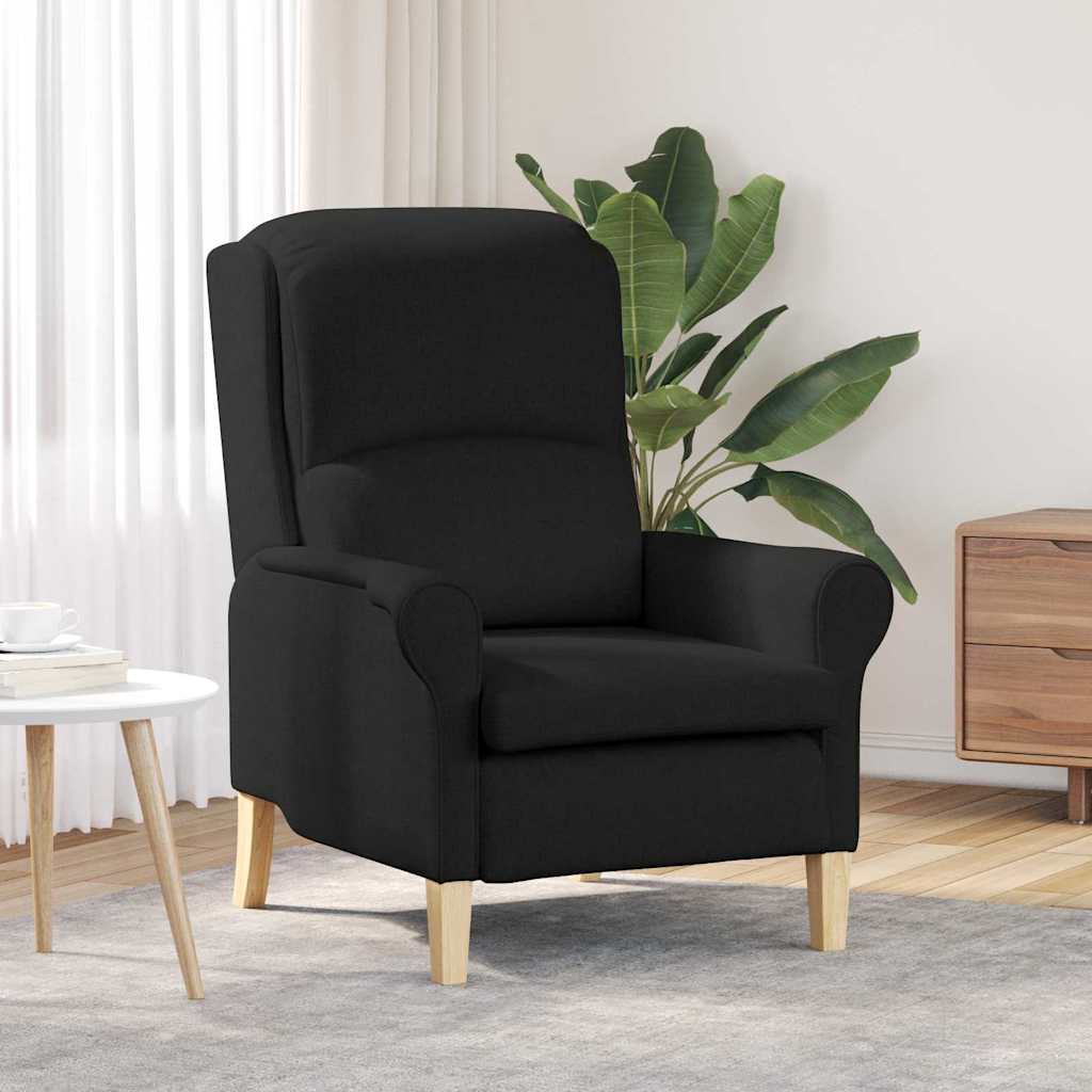 Sessel Schwarz Stoff