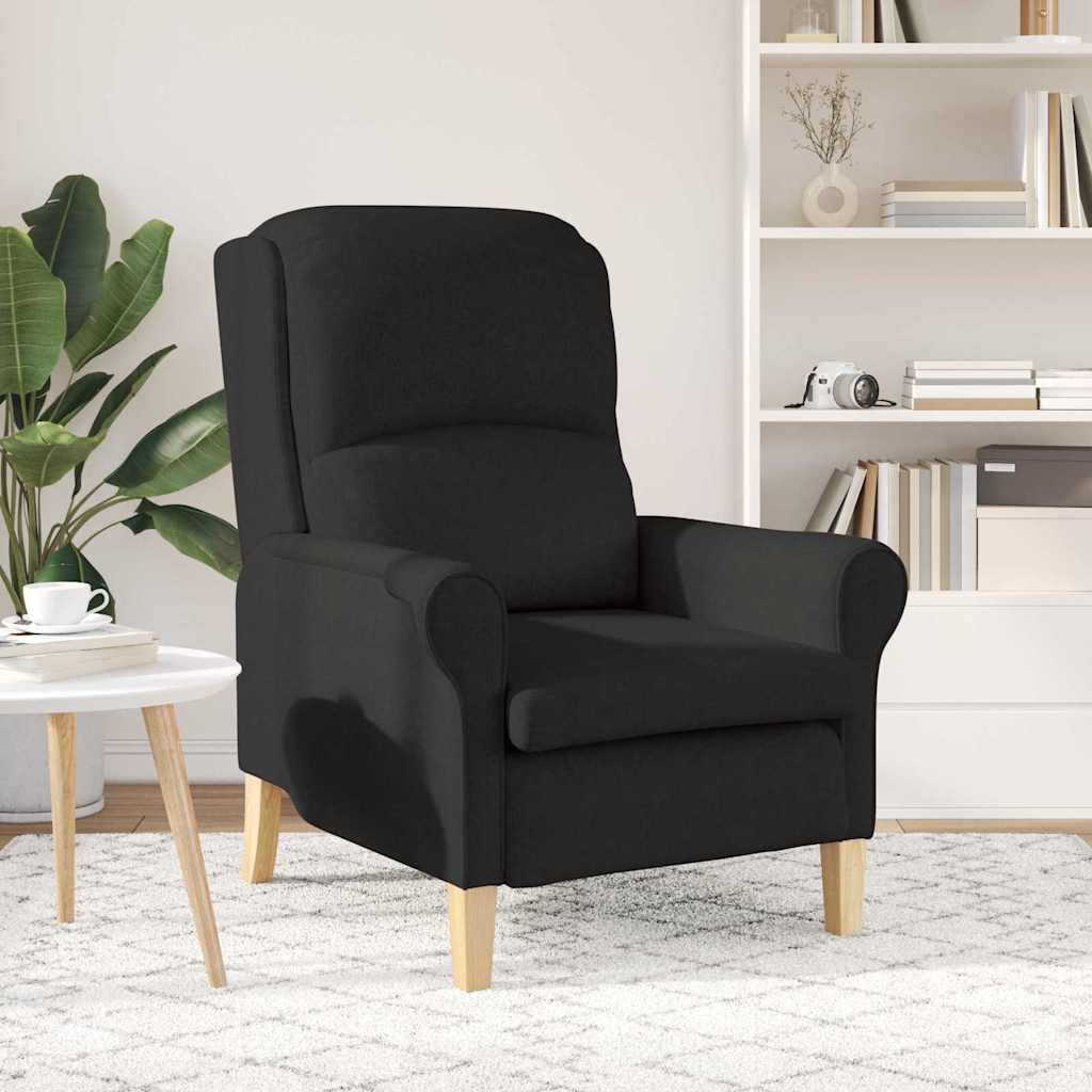 Sessel Schwarz Stoff