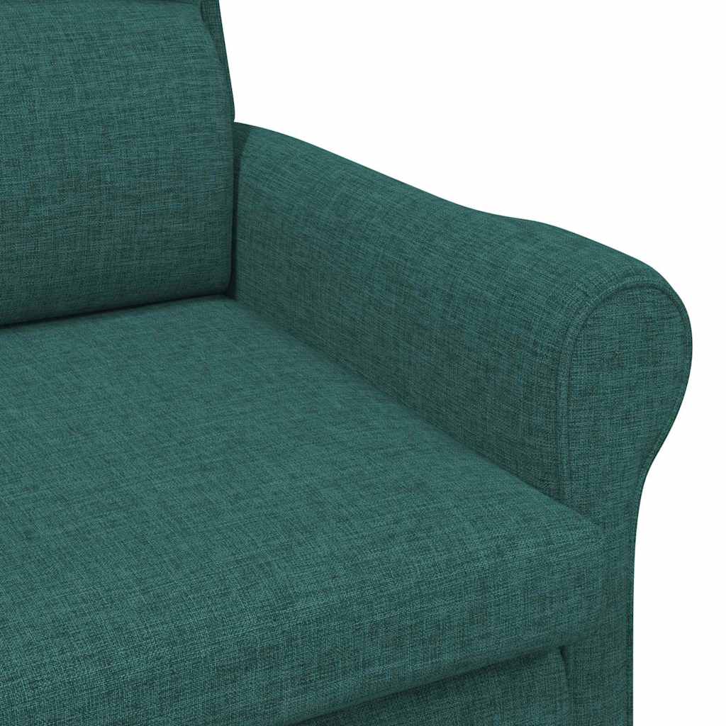 Sessel Dunkelgrün 76 x 94 x 102 cm Stoff
