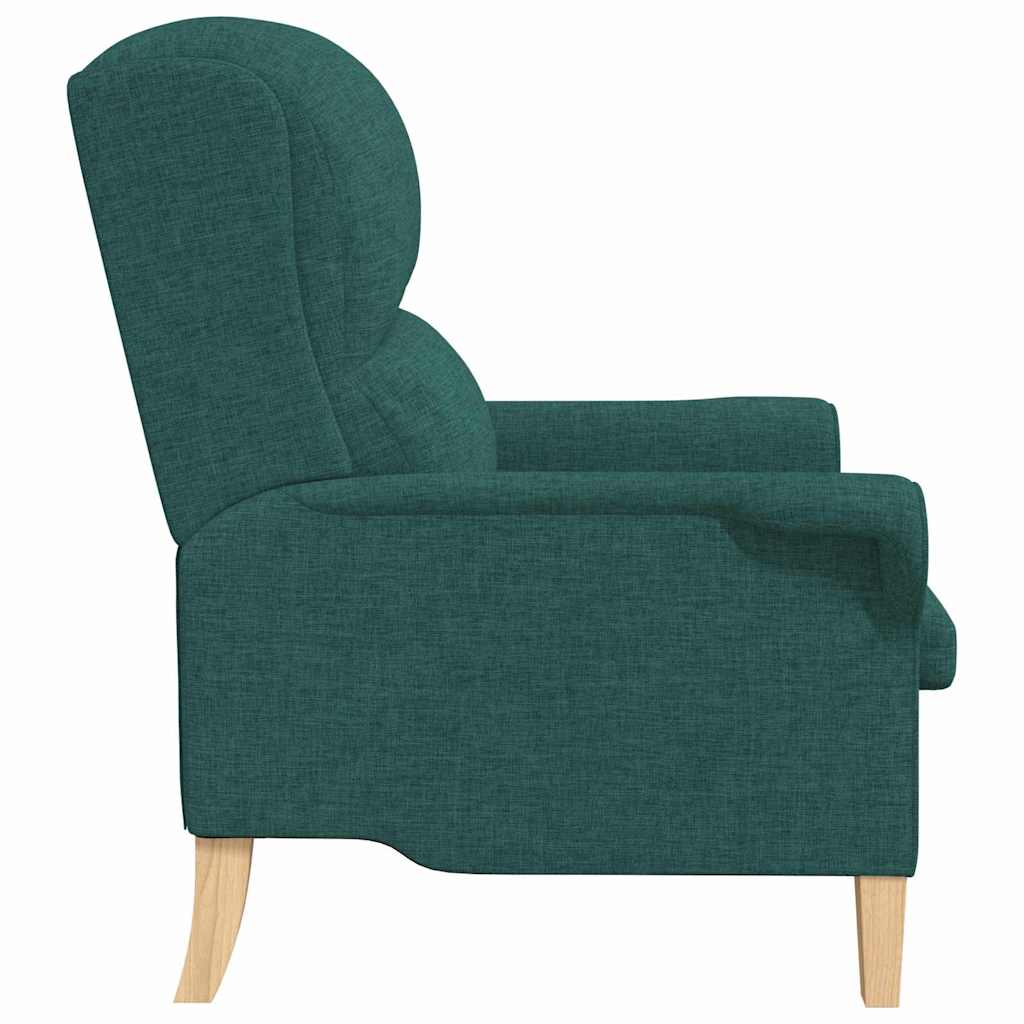 Sessel Dunkelgrün Stoff