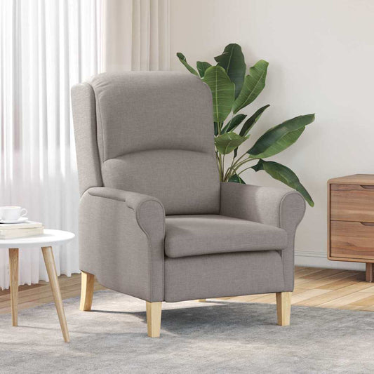 Sessel Taupe 76 x 94 x 102 cm Stoff