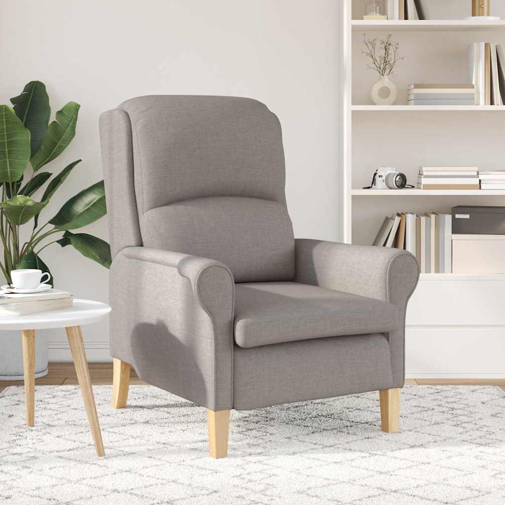 Sessel Taupe Stoff