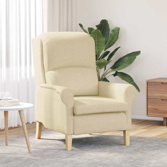 Sessel Creme 76 x 94 x 102 cm Stoff