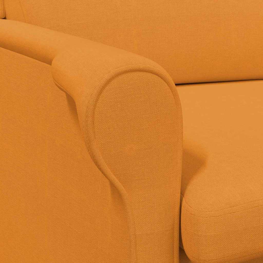 Sessel Dunkelgelb 76 x 94 x 102 cm Stoff