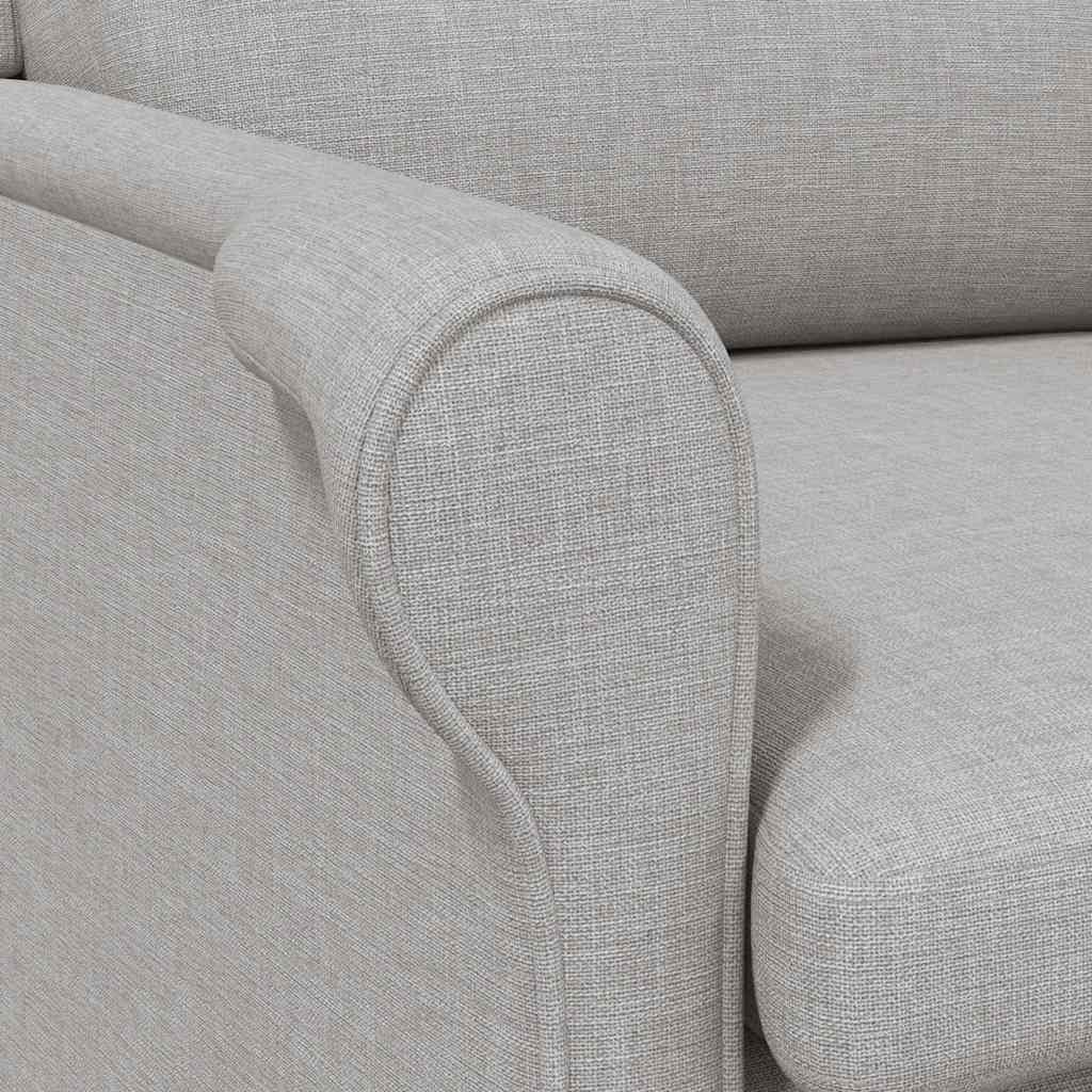 Sessel Wolkengrau 76 x 94 x 102 cm Stoff