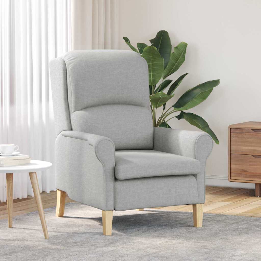Sessel Wolkengrau 76 x 94 x 102 cm Stoff