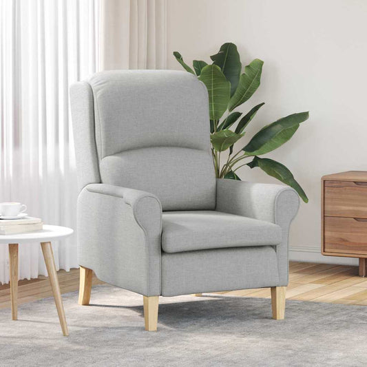 Sessel Wolkengrau 76 x 94 x 102 cm Stoff