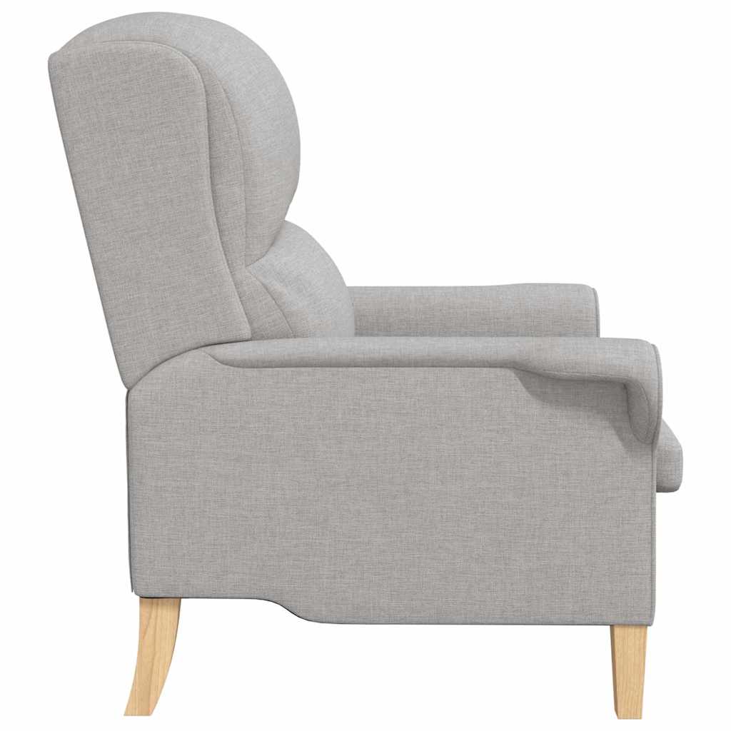 Sessel Wolkengrau 76 x 94 x 102 cm Stoff