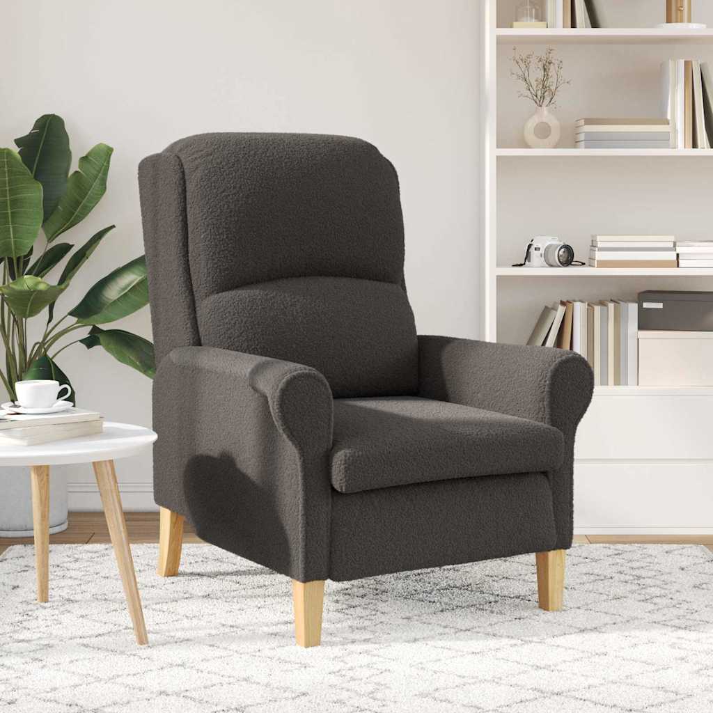Sessel Dunkelgrau 76 x 94 x 102 cm Stoff