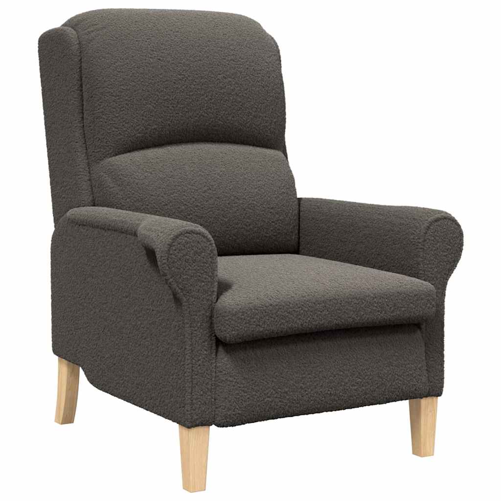 Sessel Dunkelgrau 76 x 94 x 102 cm Stoff