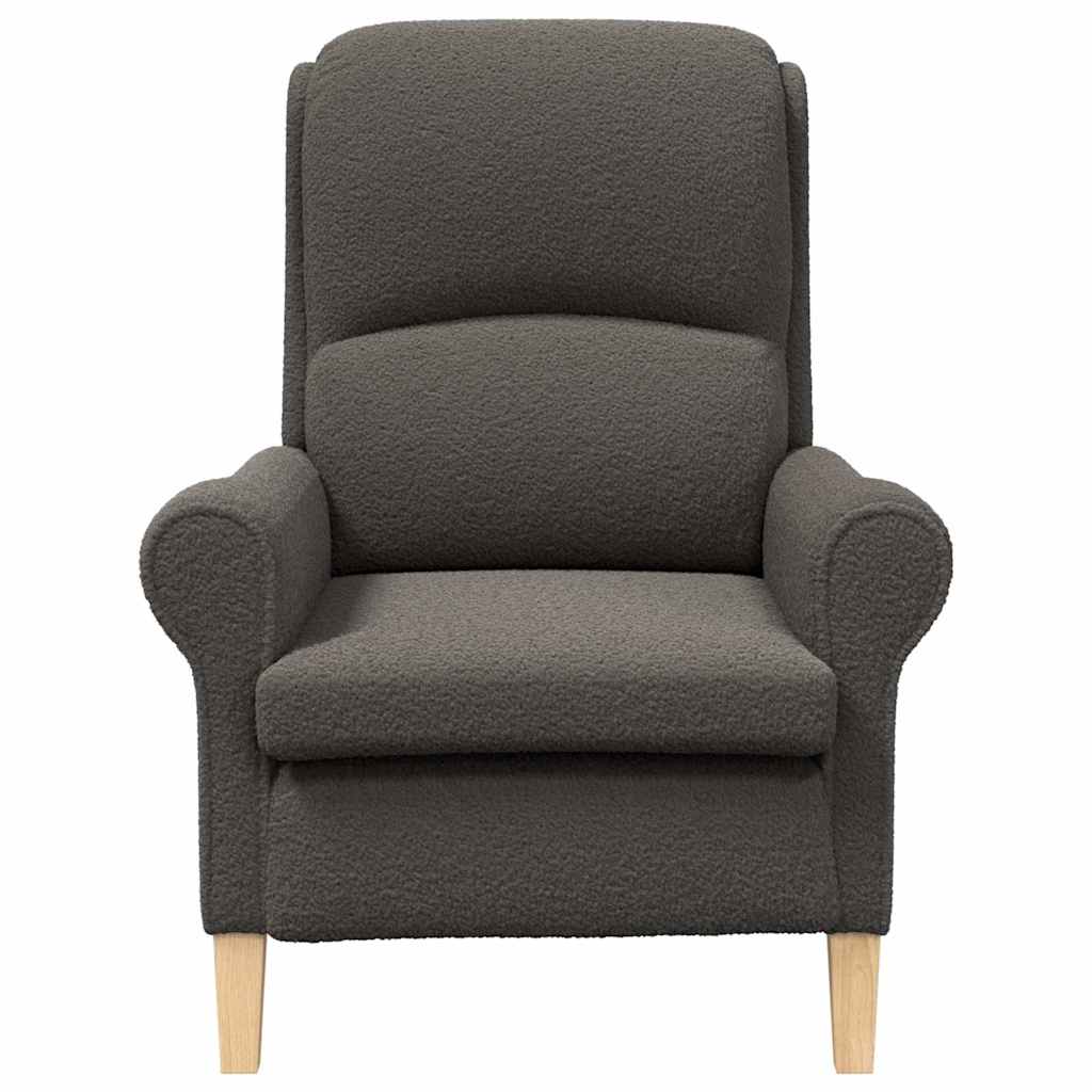 Sessel Dunkelgrau 76 x 94 x 102 cm Stoff