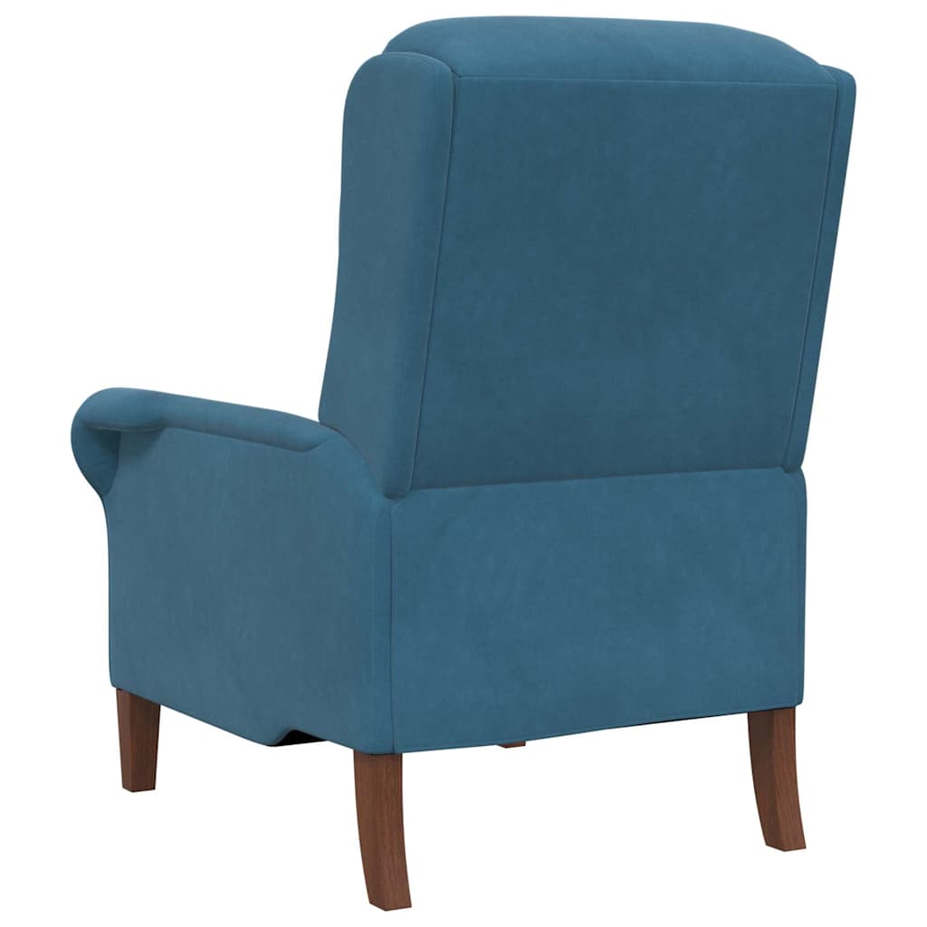 Sessel Blau Samt