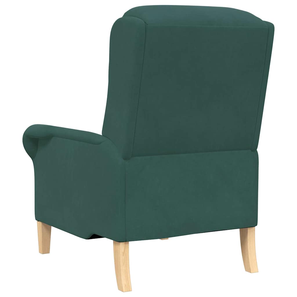 Sessel Dunkelgrün 76 x 94 x 102 cm Samt