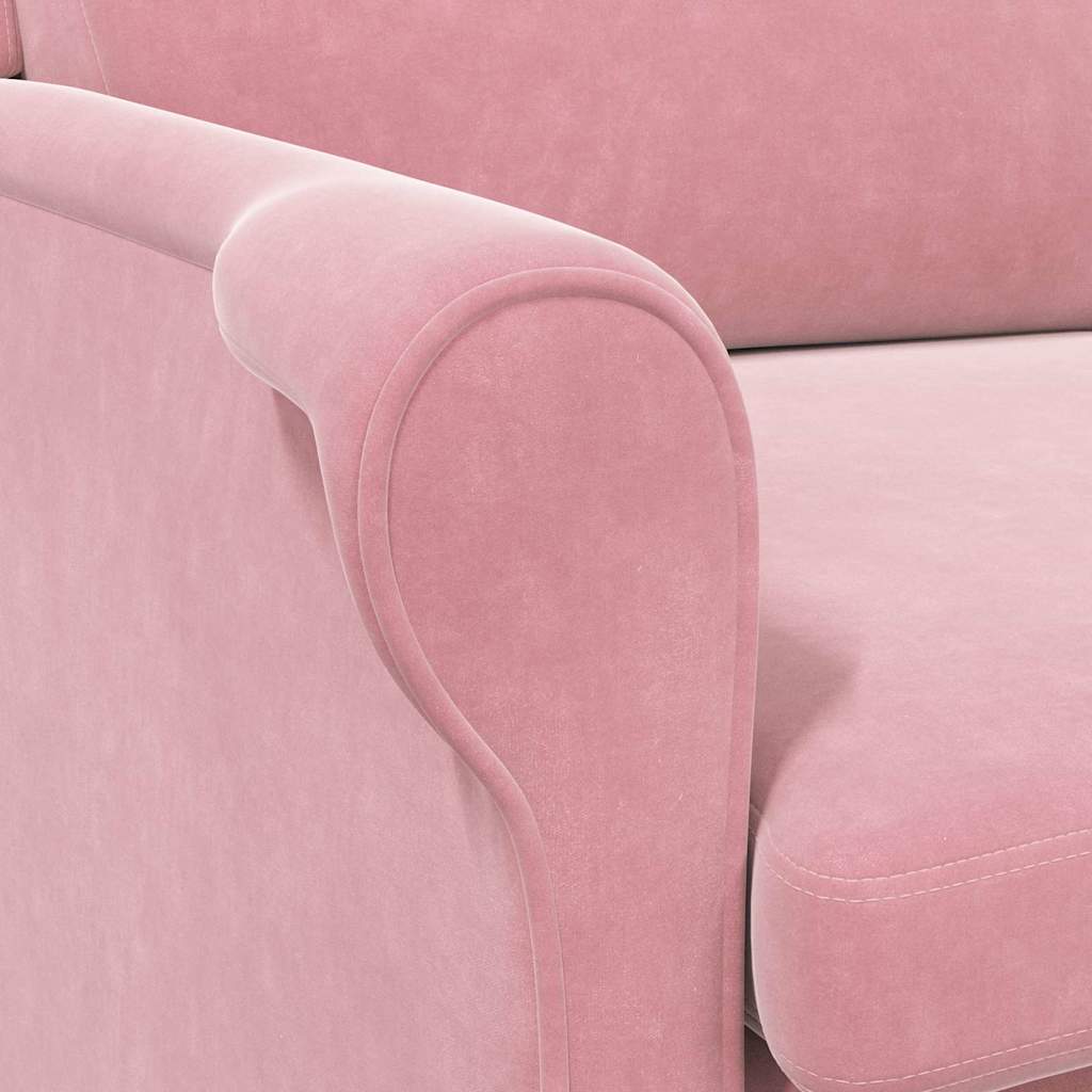 Sessel Rosa 76 x 94 x 102 cm Samt