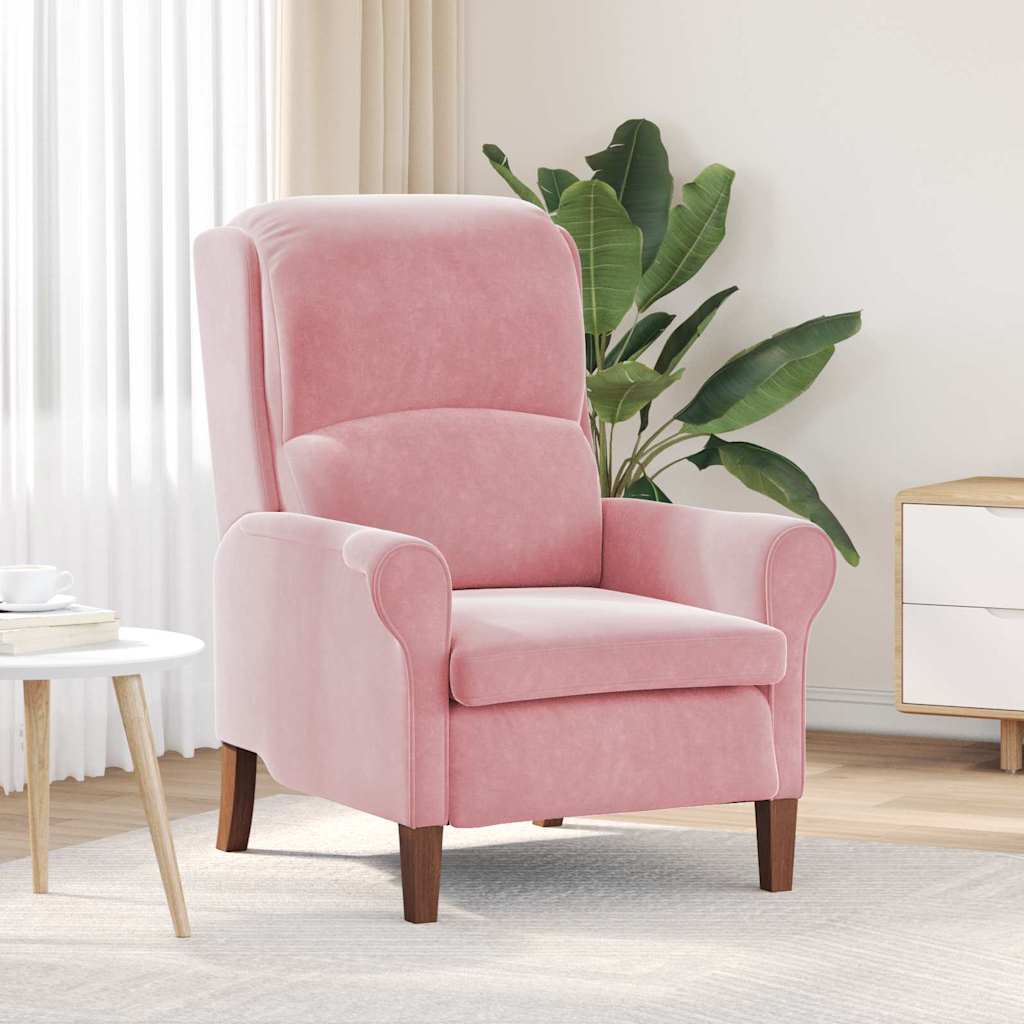 Sessel Rosa Samt
