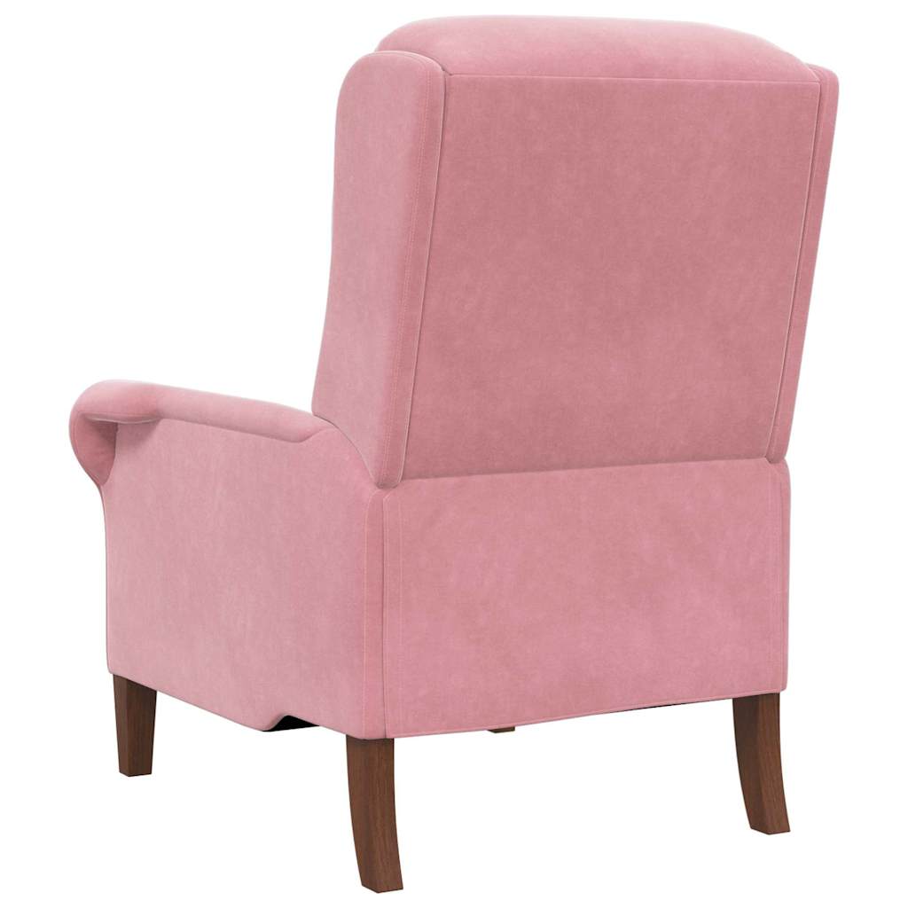 Sessel Rosa 76 x 94 x 102 cm Samt