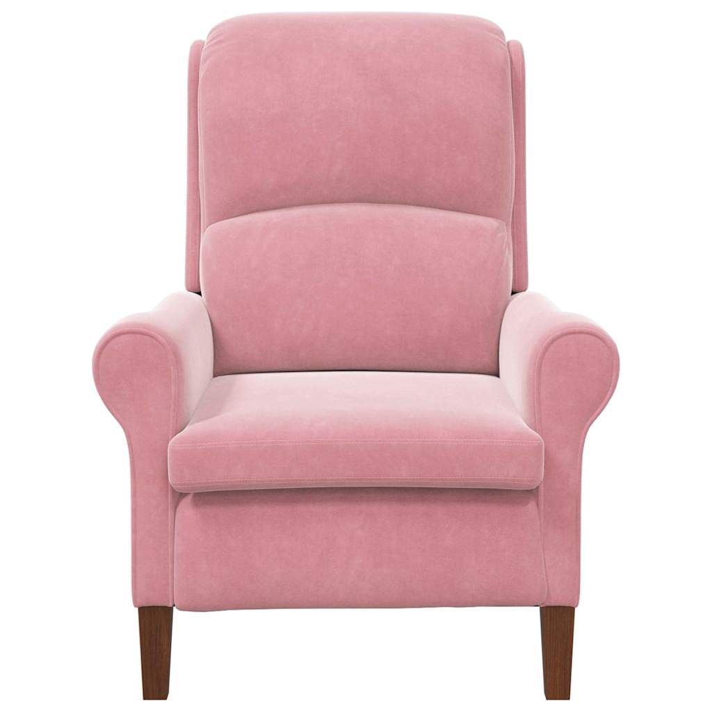 Sessel Rosa 76 x 94 x 102 cm Samt