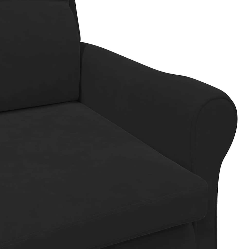 Sessel Schwarz 76 x 94 x 102 cm Samt