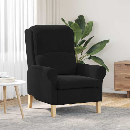Sessel Schwarz 76 x 94 x 102 cm Samt