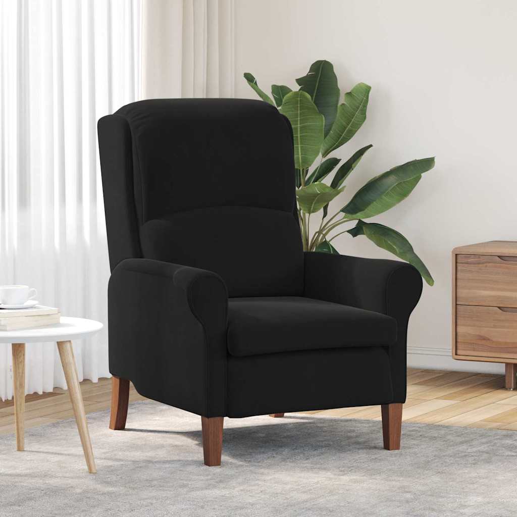 Sessel Schwarz Samt