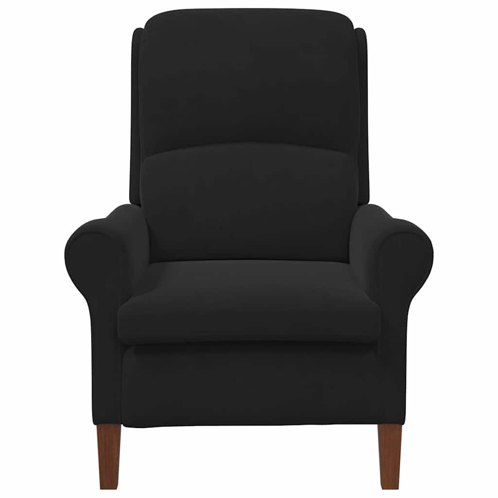 Sessel Schwarz Samt