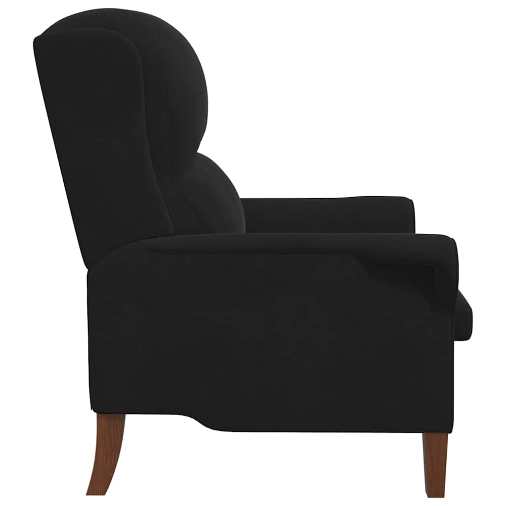 Sessel Schwarz 76 x 94 x 102 cm Samt