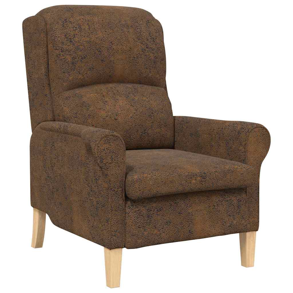 Sessel Braun 76 x 94 x 102 cm Kunstleder
