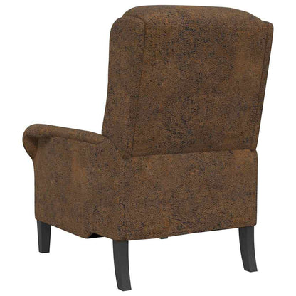 Sessel Braun Kunstleder