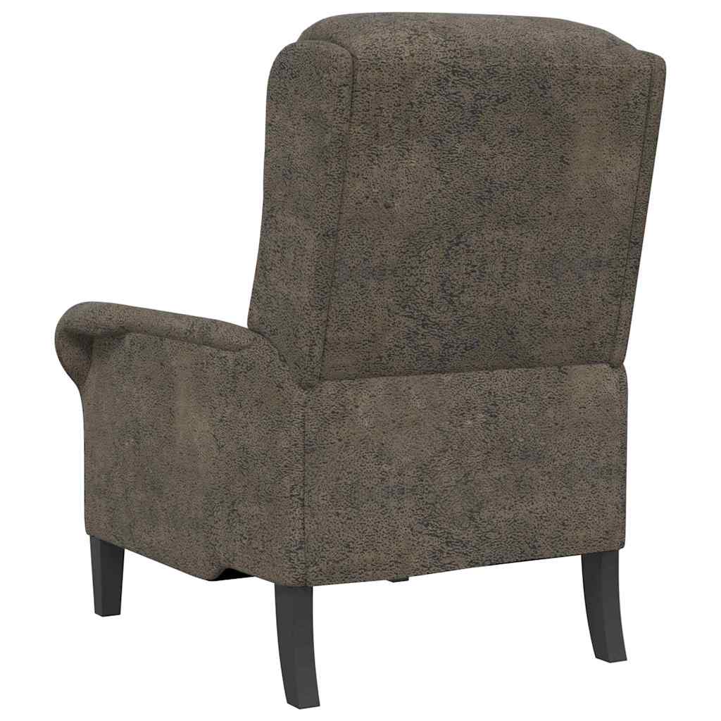Sessel Dunkelgrau 76 x 94 x 102 cm Kunstleder