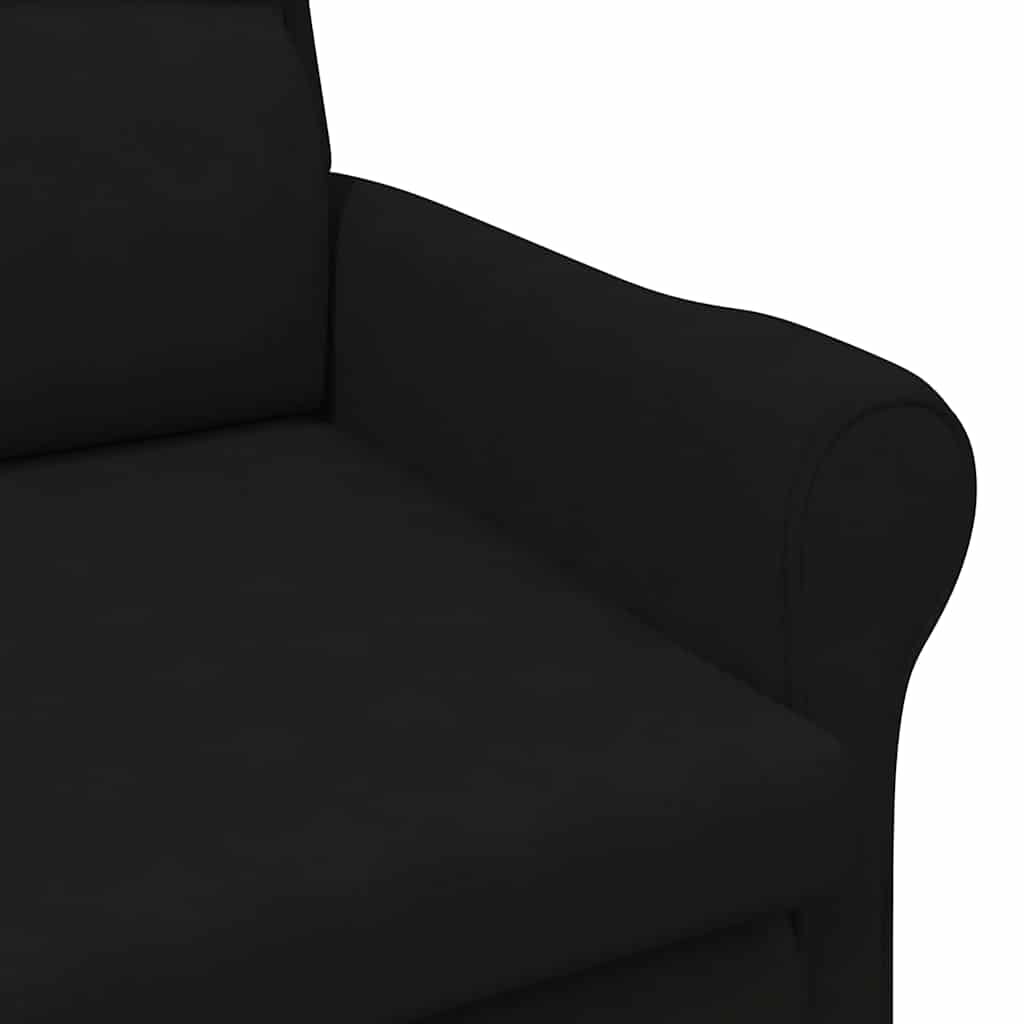 Sessel Schwarz 76 x 94 x 102 cm Mikrofaser