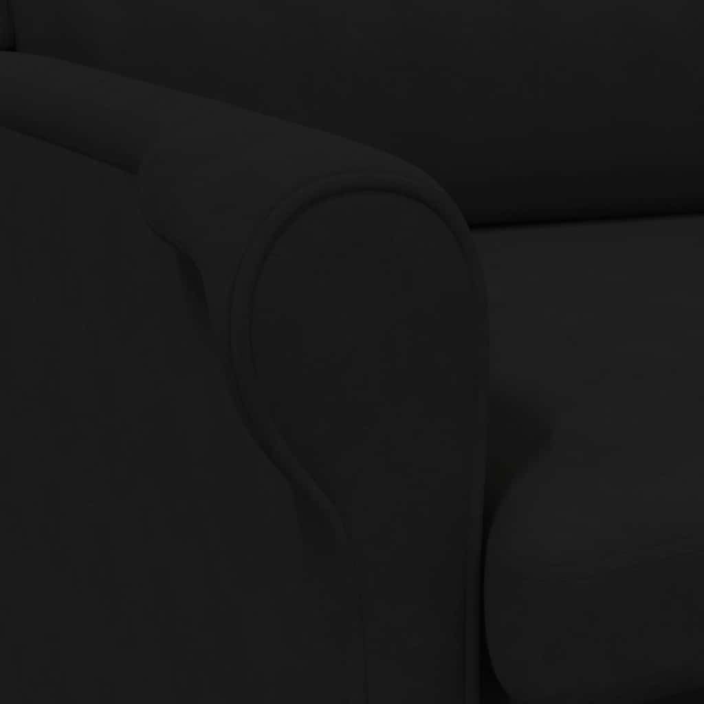 Sessel Schwarz 76 x 94 x 102 cm Mikrofaser