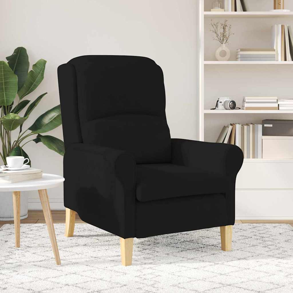 Sessel Schwarz 76 x 94 x 102 cm Mikrofaser