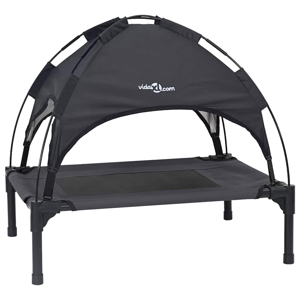 Hundebett Schwarz 62 x 48 x 61 cm Stahl