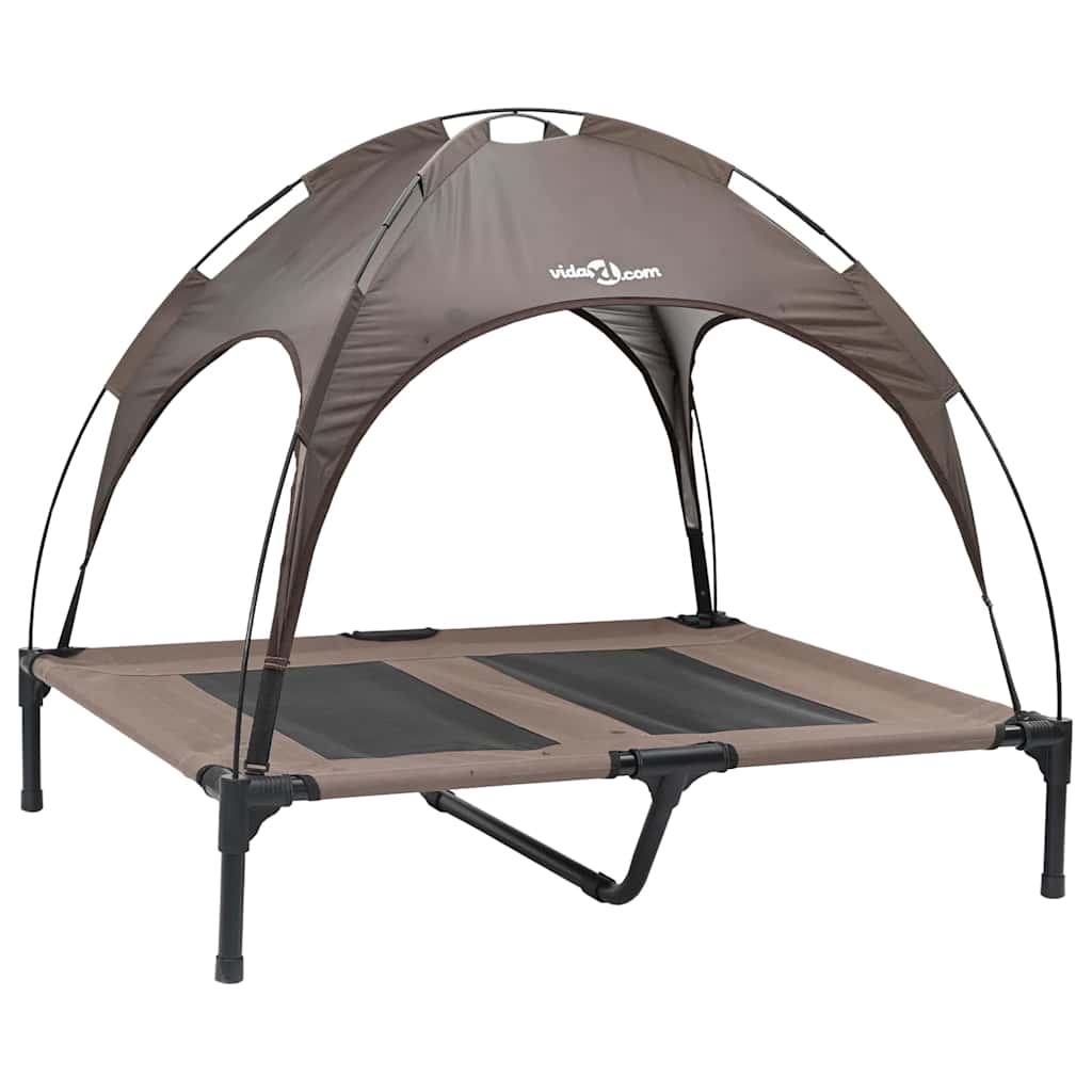 Hundebett Braun l Stahl