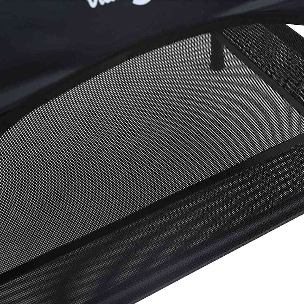 Hundebett Schwarz 63 x 49,5 x 60 cm Stahl