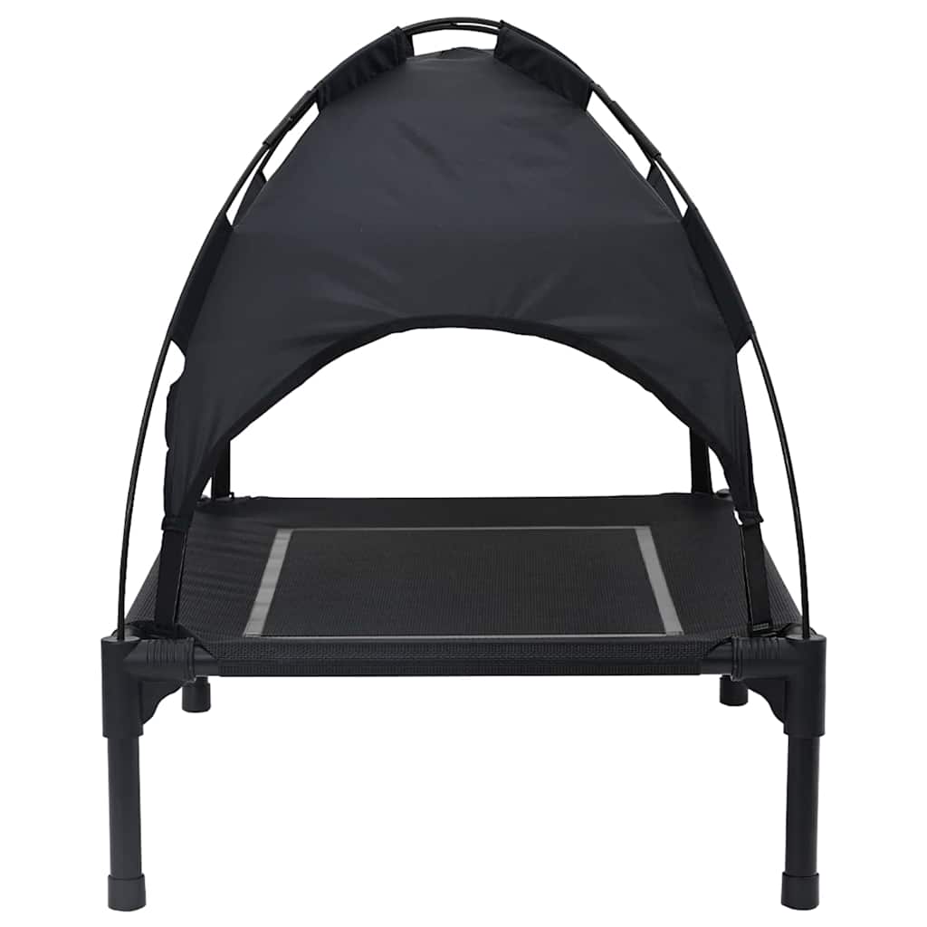 Hundebett Schwarz 63 x 49,5 x 60 cm Stahl
