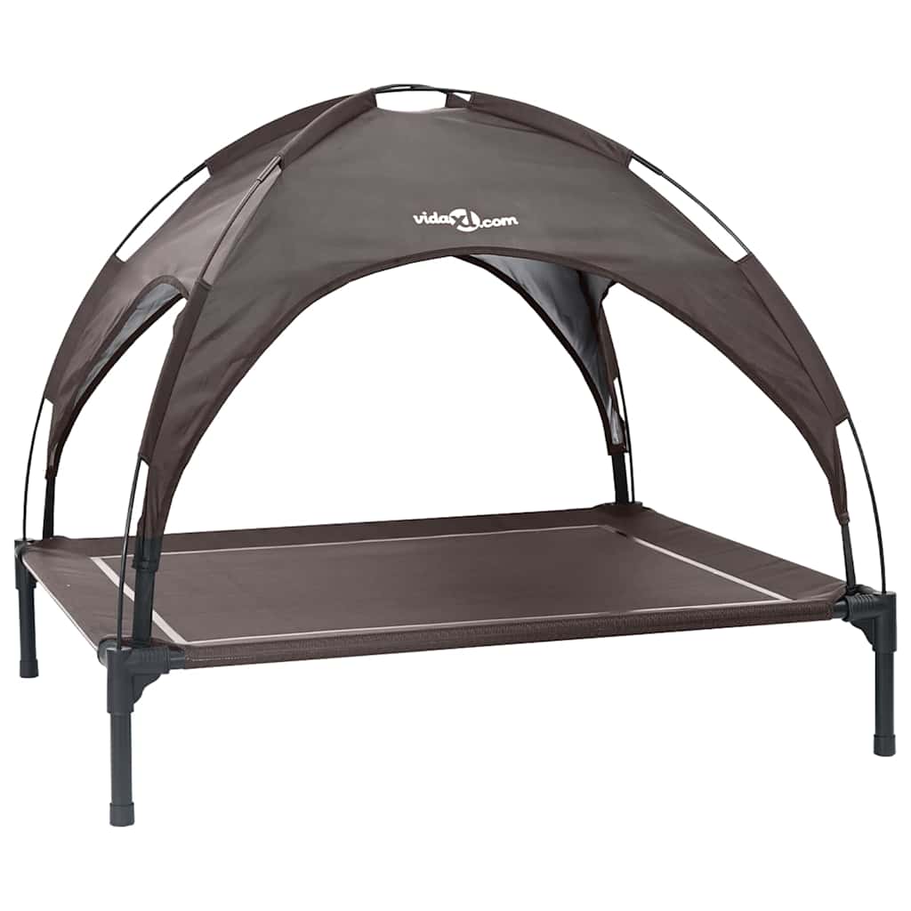 Hundebett Braun l Stahl