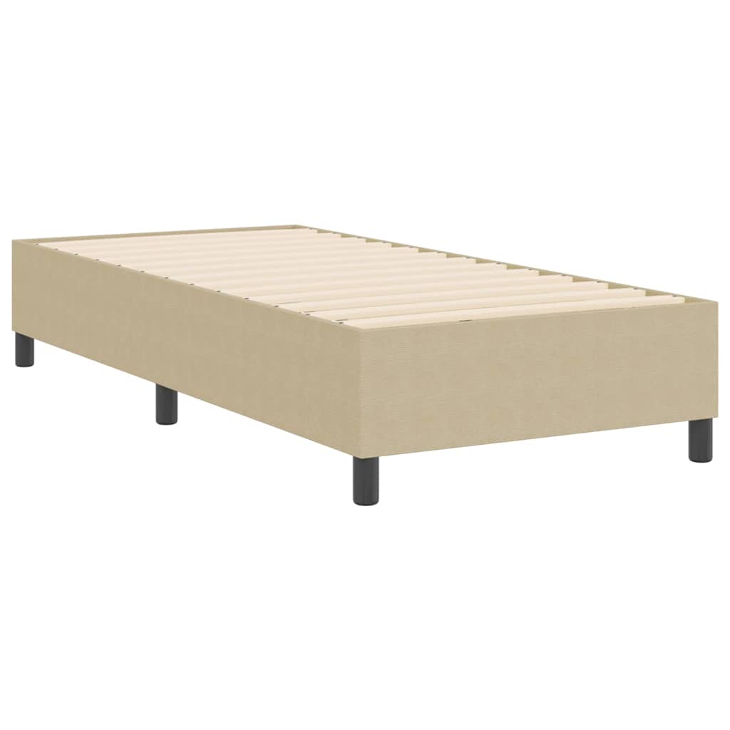 Boxspringbett Grau-Grün 80 x 200 cm Cordstoff