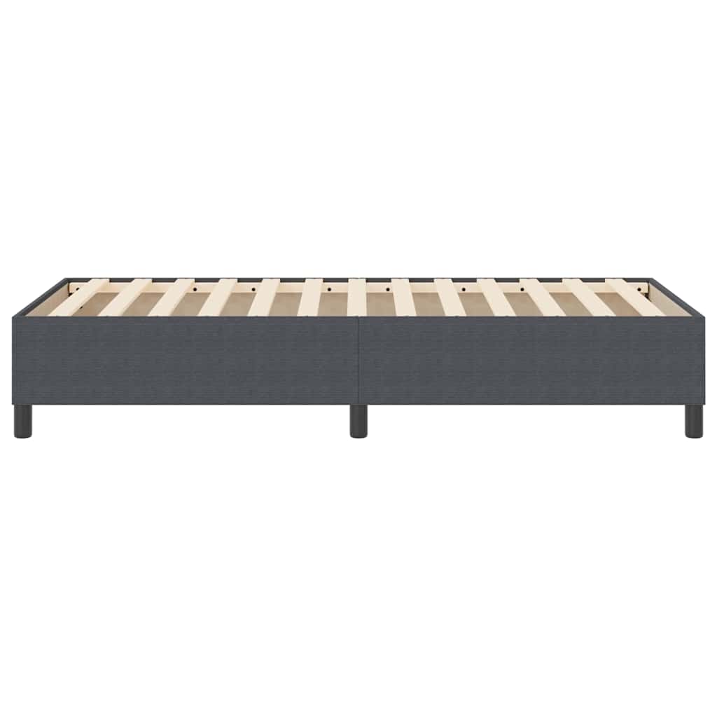 Boxspringbett Dunkelgrau 90 x 190 cm Cordstoff