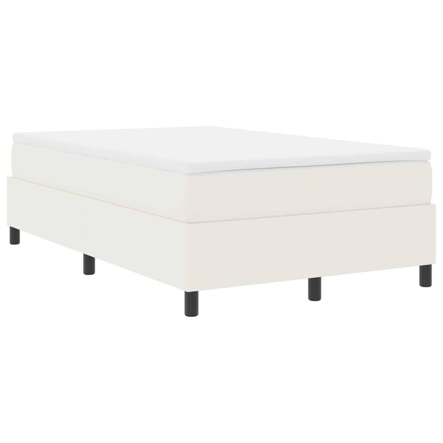Plattformbettgestell Creme 120 x 200 cm Cordstoff