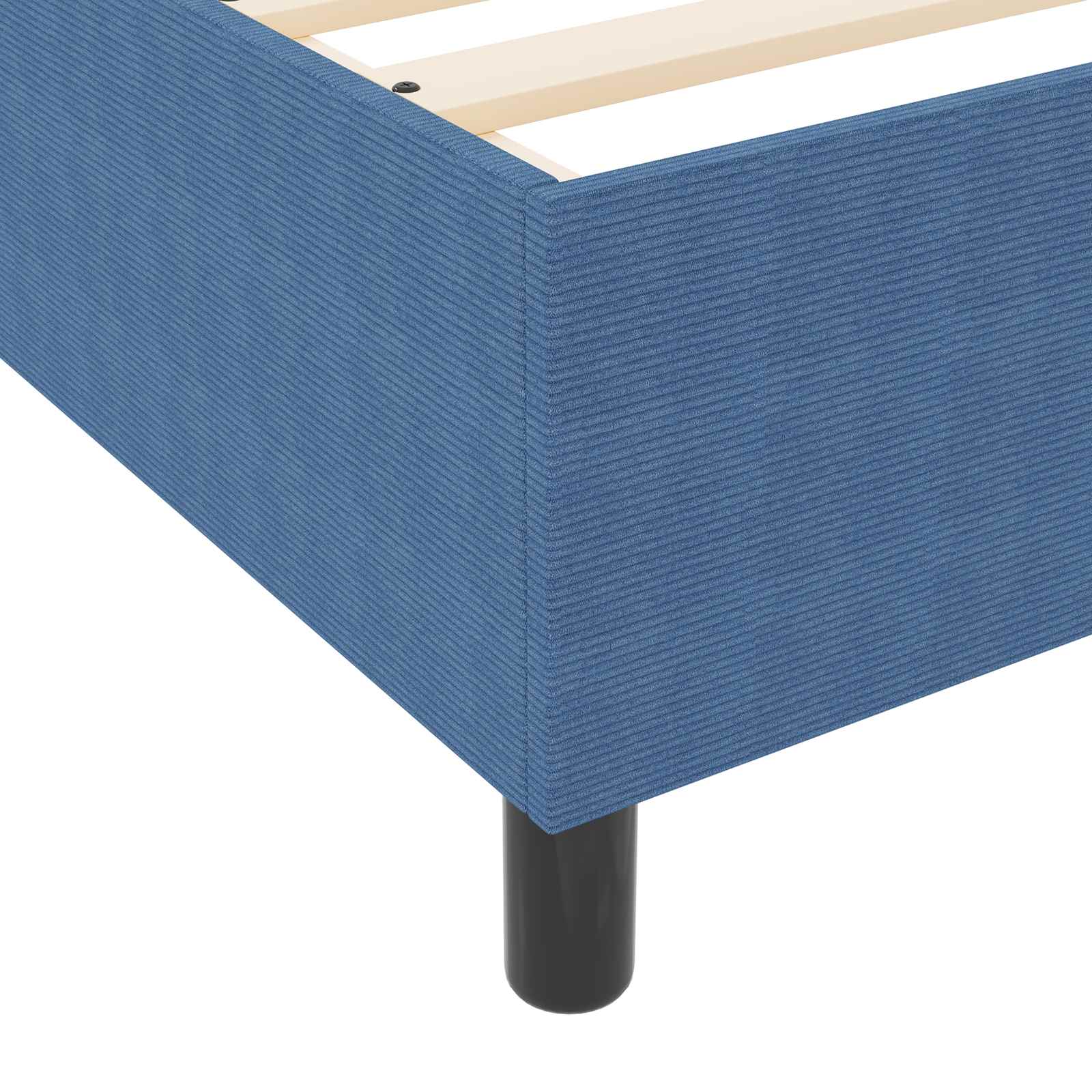 Plattformbettgestell Blau 140 x 190 cm Cordstoff