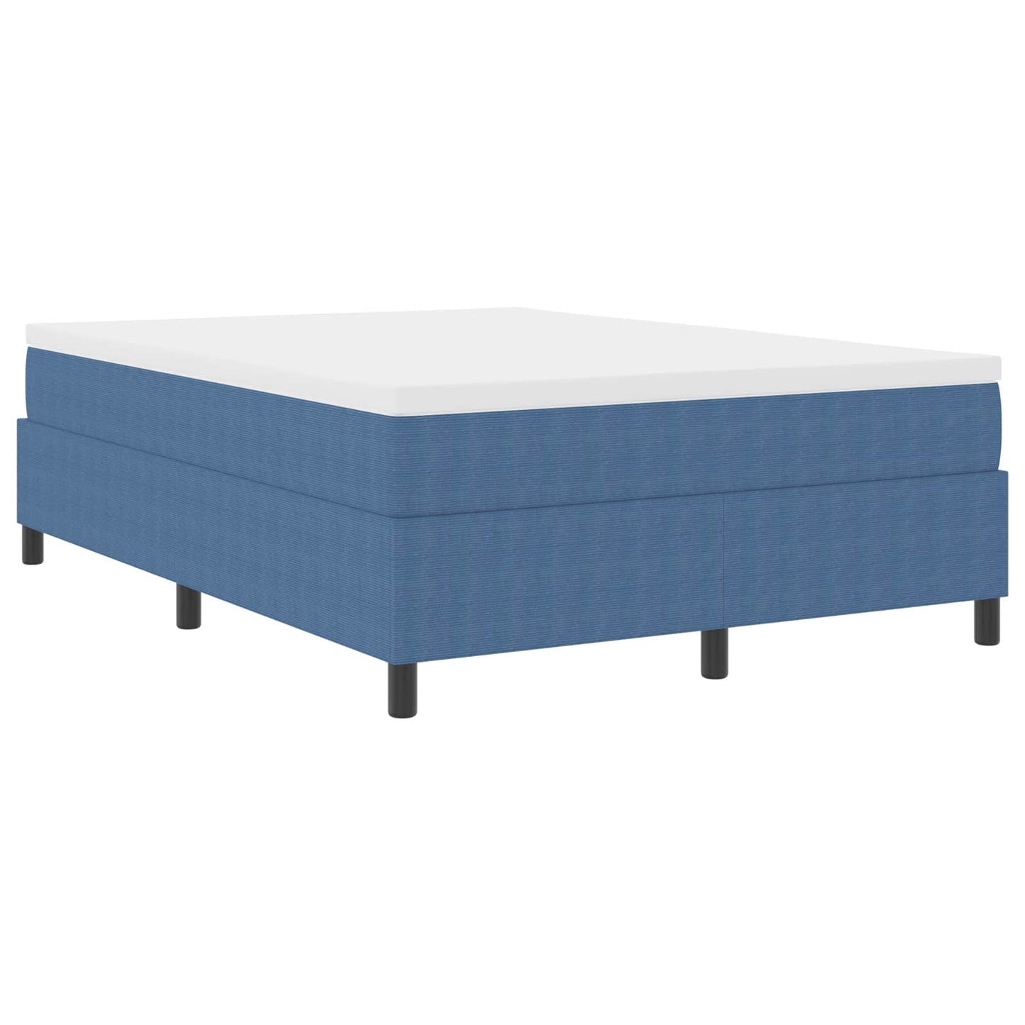 Plattformbettgestell Blau 140 x 190 cm Cordstoff