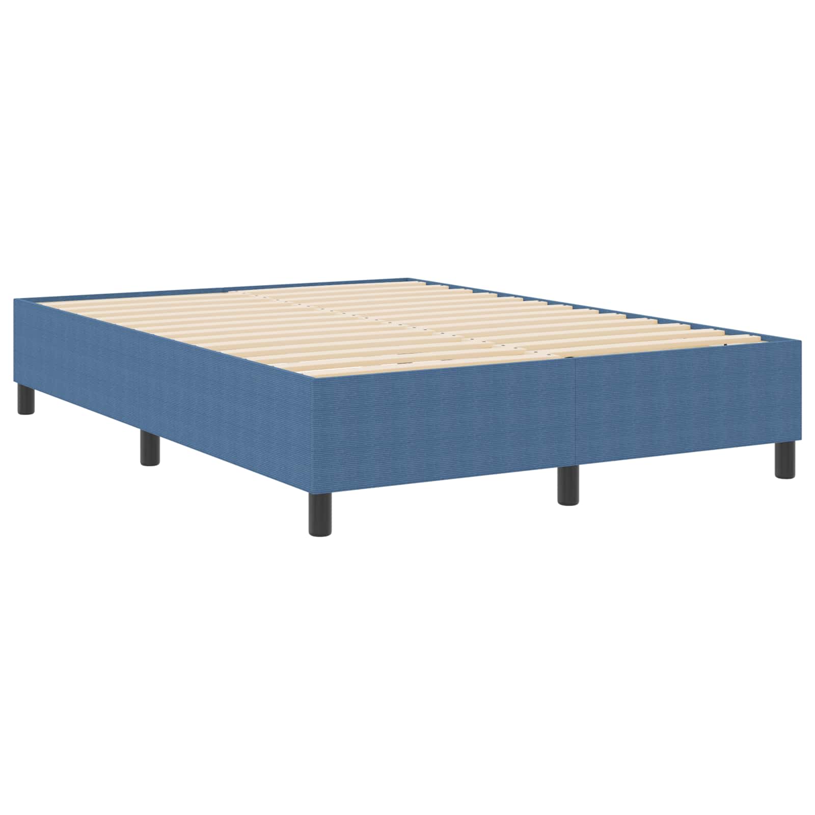 Plattformbettgestell Blau 140 x 190 cm Cordstoff